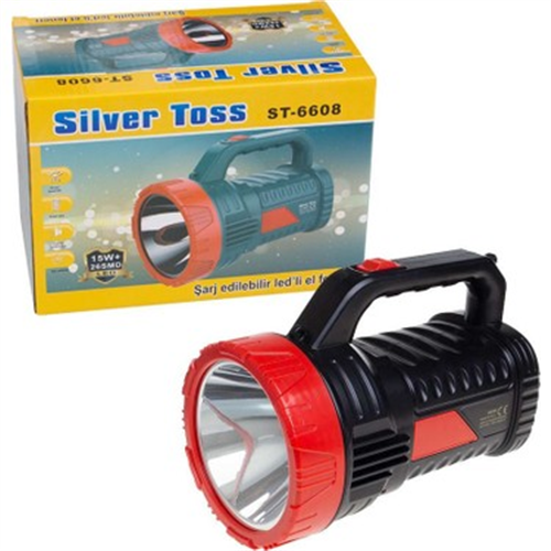 SİLWER 6608 15 WATT EL FENERİ ŞARJLI